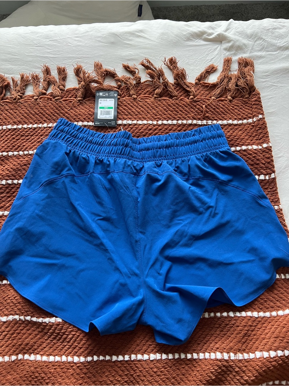 Under Armour Women's Royal Blue Athletic Shorts - Picture 2 of 4